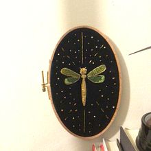 Mi proyecto del curso: Introducción al bordado de oro. Traditional illustration, and Embroider project by cris.abuin25 - 04.23.2024