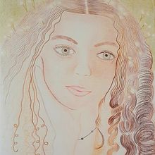 Meu projeto do curso: Desenho de retratos vibrantes com lápis de cor. Un projet de Dessin, Dessin de portrait, Carnet de croquis, Dessin aux cra , et ons de couleur de Ana Lucia Kroeff Vieira - 24.04.2024