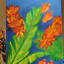 Mi proyecto del curso: Pintura acrílica: crea piezas coloridas y tropicales . Pictura, Pictură acrilică & Ilustrație naturalistă de Carolina Luna - 04.24.2024