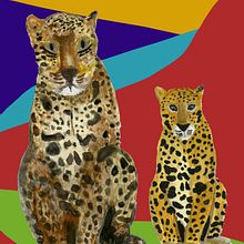 Un jaguar, dos jaguares. Un proyecto de Pintura a la acuarela, Dibujo realista, Ilustración digital y Dibujo de elborderlineclub - 25.04.2024