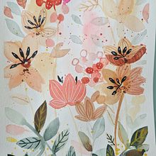 My project for course: Artistic Floral Watercolor: Connect with Nature. Un progetto di Illustrazione tradizionale, Pittura, Pittura ad acquerello e Illustrazione botanica di Emilia Bachvarova - 25.04.2024