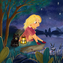 My project for course: Children’s Illustration with Procreate: Paint Magical Scenes. Un progetto di Illustrazione digitale, Illustrazione infantile, Pittura digitale e Albo illustrato di Halina Ilvutchenko - 24.04.2024