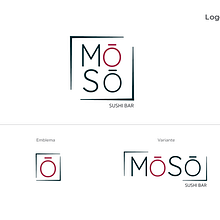 Identidad visual de un restaurante de sushi llamado Mōsō Sushi Bar. Br, ing, Identit, and Graphic Design project by Lilibeth Mendes Simoes - 04.26.2024