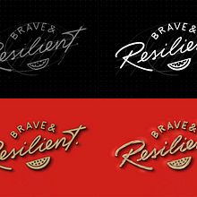 Brave & Resilient: Designing 3D Chrome Letters in Procreate. Un proyecto de Tipografía y Diseño tipográfico de Ouss Mezher - 26.04.2024