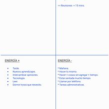 Mi proyecto del curso: Organización de agenda: gestiona tu tiempo y energía. Management, and Productivit project by myrelzv - 04.27.2024