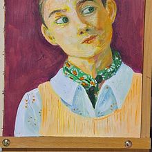 Mi proyecto del curso: Retrato expresivo al óleo: explora la técnica alla prima. Fine Arts, Painting, and Oil Painting project by Jhon Giraldo - 04.22.2024