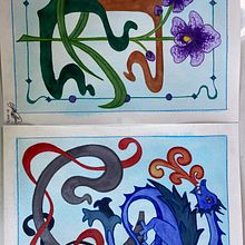 Letras I. Traditional illustration project by Fafa Alfaro - 04.27.2024