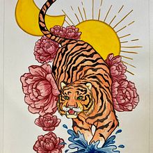 Chinese Zodiac. Traditional illustration project by Fafa Alfaro - 04.27.2024