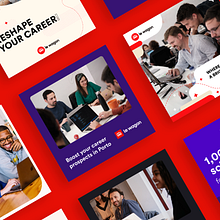 Le Wagon | Social Media Content Design. Un projet de Design , Design graphique, Réseaux sociaux , et Design pour les réseaux sociaux de Lidi Penachioni - 28.04.2024
