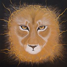 'Vis' Acrylic Painting . Un projet de Beaux Arts, Artisanat, Peinture, Peinture acr , et lique de Perrity Fowler - 28.04.2024