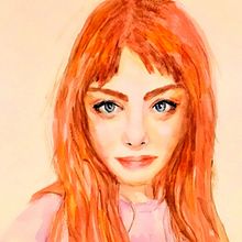 My project for course: Artistic Portrait with Watercolors. Fine Arts, Painting, Watercolor Painting, and Portrait Drawing project by Ann Moss - 04.28.2024