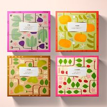 Fruit trees. Un projet de Illustration numérique, Conception éditoriale, Dessin artistique, Dessin numérique , et Packaging de Cris Tamay - 05.09.2023