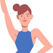 Mi proyecto del curso: Nadadora. Animation, and 2D Animation project by Miguel Fernández Vázquez - 04.29.2024