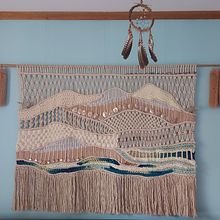 My project for course: Introduction to Macramé: Creation of a Decorative Tapestry. Accessor, Design, Arts, Crafts, Interior Design, Decoration, Fiber Arts, Macramé, and Textile Design project by jasmina_11 - 04.29.2024