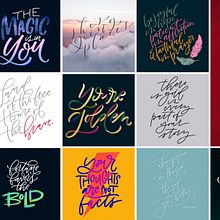 Personal Hand Lettering Projects. Een project van H y lettering van Brittany Cobb - 29.04.2024