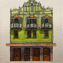 My project for course: Watercolor Urban Illustration: Portray your City. Projekt z dziedziny  Malarstwo,  R, sunek, Malowanie akwarelą,  R, sunek architektoniczn i  Architektura użytkownika Matthew Adkins - 29.04.2024