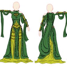 Manga Kleidung Design Mittelalter, Manga Clothing Design middle Ages. Un progetto di Design di saskia jäkel - 30.04.2024