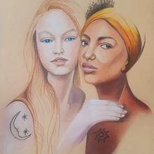 Mi proyecto del curso: Ilustración con pastel y lápices de colores. Traditional illustration, Fine Arts, Pencil Drawing, Drawing, Portrait Drawing, Realistic Drawing, and Artistic Drawing project by Pilar Carballo - 04.30.2024