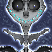 Jack Skellington fanart. Un projet de Illustration numérique de Alissa Mantero - 25.03.2024