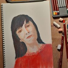 My project for course: Expressive Portrait Drawing with Soft Pastels . % gabibosnyak tarafından hazırlanan Geleneksel illüstrasyon, Güzel sanatlar, Çizim, Portre Çizimi, Ve Sanatsal Çizim projesi - 04.30.2024