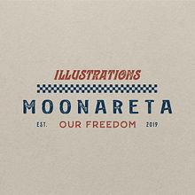 Moonareta. Design, Vector Illustration, and Graphic Design project by Santiago Medina Correa - 03.20.2024