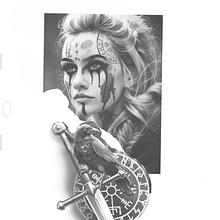 Mi proyecto del curso: Ilustración de tatuajes blackwork desde cero. Projekt z dziedziny Trad, c, jna ilustracja,  R, sunek, Ilustracja c, frowa, Projektowanie tatuaż, R, sunek c i frow użytkownika mateo777_ink - 30.04.2024