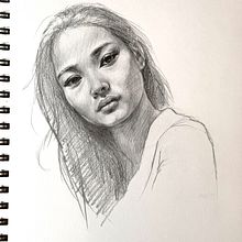 Mi proyecto del curso: Sketchbook de retrato: explora el rostro humano. Sketching, Drawing, Portrait Drawing, Artistic Drawing, and Sketchbook project by Quique - 05.01.2024