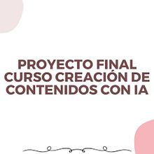 Mi proyecto del curso: Creación de contenidos con IA. Un progetto di Intelligenza Artificiale di Elika Rojas Mora - 25.04.2024
