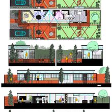 2 different projects from 2 year SoA peogram. Architecture project by sebastianrubi2 - 05.01.2024
