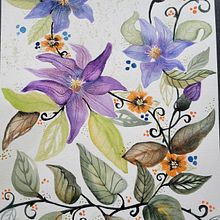 Mon projet du cours : Aquarelle florale créative : renouez avec la nature. Projekt z dziedziny Trad, c, jna ilustracja,  Malarstwo, Malowanie akwarelą, R i sunek botaniczn użytkownika Michelle Guay - 02.05.2024
