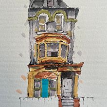Mi proyecto del curso: Dibujo arquitectónico expresivo con marcadores de colores. Sketching, Drawing, Architectural Illustration, Sketchbook & Ink Illustration project by Gonzalo Suez - 05.02.2024