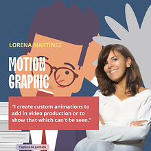 "I create custom animations to add in video production or to show that which can't  be seen". Design, Traditional illustration, Advertising, Motion Graphics, 3D, Animation, Film, Video, TV, Character Design, Editorial Design, Fine Arts, Graphic Design, Marketing, Multimedia, Video, Sound Design, Social Media, Infographics, VFX, Audiovisual Production, Rigging, Lettering, Character Animation, Vector Illustration, 2D Animation, 3D Animation, Sketching, Creativit, Drawing, Pencil Drawing, Poster Design, Logo Design, Digital Illustration, 3D Modeling, Stor, telling, Stor, board, Portfolio Development, Digital Marketing, Video Games, Concept Art, Mobile Marketing, Children's Illustration, Video Editing, Audiovisual Post-production, Filmmaking, Content Marketing, Facebook Marketing, 3D Design, YouTube Marketing, E-commerce, Communication, Digital Drawing, Editorial Illustration, Br, Strateg, and Business project by Lorena Martinez - 05.02.2024