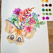 My project for course: Naturalist Illustrations with Watercolors: Drawing and Composition. Traditional illustration, Drawing, Watercolor Painting, and Naturalistic Illustration project by Amy Ybarracuda - 05.03.2024