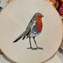 My project for course: Painting with Thread: Textile Illustration Techniques . Ilustrație tradițională, Broderie și Design textil de Megan Quigley - 05.03.2024