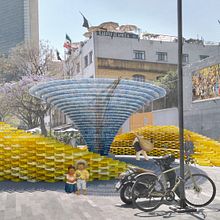 PARTICIPACIÓN EN CONCURSO PABELLÓN MEXTROPOLI 2024 . Arsitektur proyek oleh Daniel Benítez Valdivia - 05.03.2024