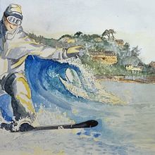 Mon projet du cours : Techniques expérimentales d’aquarelle pour débutants. Un proyecto de Ilustración tradicional, Bellas Artes, Pintura a la acuarela e Ilustración naturalista				 de ciliatam - 02.05.2024