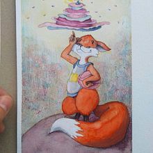 My project for course: Animal Characters in Watercolor for Children’s Books. Traditional illustration, Fine Arts, Painting, Drawing, Watercolor Painting, Children's Illustration, and Narrative project by viskyruth - 05.04.2024