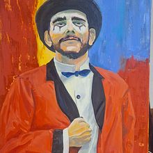 Mi proyecto del curso: Técnicas experimentales de retrato al óleo. Un proyecto de Bellas Artes, Pintura y Pintura al óleo de Jhon Giraldo - 04.05.2024