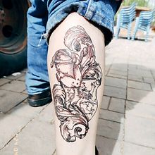 Albrecht Durer inspirations for etching tattoo. Tattoo Design project by Alicia Lyn - 05.05.2024