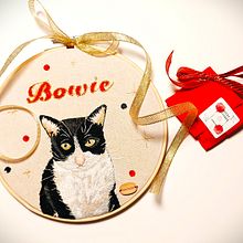Mi proyecto del curso: Retratos bordados de mascotas: pinta con hilo. Een project van Borduurwerk, Naturalistische illustratie y Textielontwerp van Cristina P. S. - 05.05.2024
