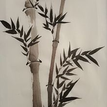 Mon projet du cours : Initiation à la peinture sumi-e. Un proyecto de Ilustración tradicional, Bellas Artes, Pintura, Dibujo e Ilustración con tinta de clere_elodie - 05.05.2024