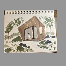 My project for course: Architectural Sketching: Thinking with Pen and Paper. Projekt z dziedziny  Architektura, Sketching,  R, sunek,  R, sunek architektoniczn, Sketchbook i Projektowanie przestrzeni użytkownika Yaritza Marte - 06.05.2024