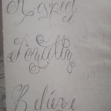 Mi proyecto del curso: Lettering para tatuajes. Un proyecto de Caligrafía, Lettering y Diseño de tatuajes de Damian Chamorro - 06.05.2024