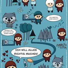Mein Abschlussprojekt für den Kurs: Illustration von Märchen im Kawaii-Stil. Traditional illustration, Character Design, Digital Illustration, and Manga project by Antoinette Lühmann - 05.06.2024
