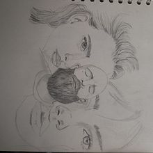 Rostros. Ilustração tradicional, Desenho a lápis, e Desenho de retrato projeto de Alexander Martínez - 06.05.2024