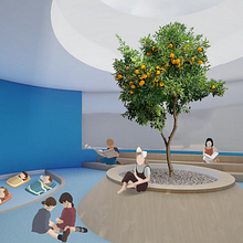Centro-parqrue lúdico sensorial para la recreación infantil  - 2023. Architecture, Design, 3D & Interior Architecture project by Pablo Cofré Ferrada - 12.08.2023