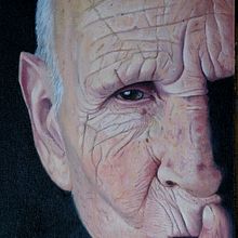 Mijn project van de cursus: Hyperrealistisch, modern schilderen: leg het menselijke figuur vast. Un proyecto de Dibujo, Dibujo de Retrato, Dibujo realista, Dibujo artístico, Pintura al óleo y Dibujo anatómico de Ruud van Unen - 07.05.2024