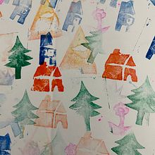 Meu projeto do curso: Técnicas de estampagem para crianças. Traditional illustration, Arts, Crafts, Fine Arts, Printing, Children's Illustration, and Creating with Kids project by Jeannine Trévidic - 05.07.2024