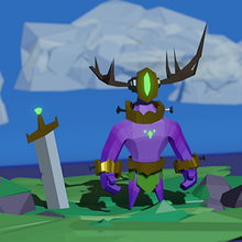 Guardian - Weronika Karpińska. 3D, 3D Modeling, Video Games, 3D Character Design, and Game Design project by Weronika Karpińska - 05.07.2024