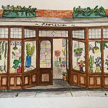 Mi proyecto del curso: Ilustración urbana en acuarela: retrata tu ciudad. Projekt z dziedziny  Malarstwo,  R, sunek, Malowanie akwarelą,  R i sunek architektoniczn użytkownika contacto_983853 - 06.05.2024